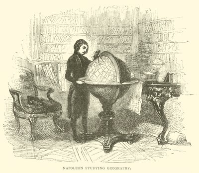 Napoleon Studying Geography by French School